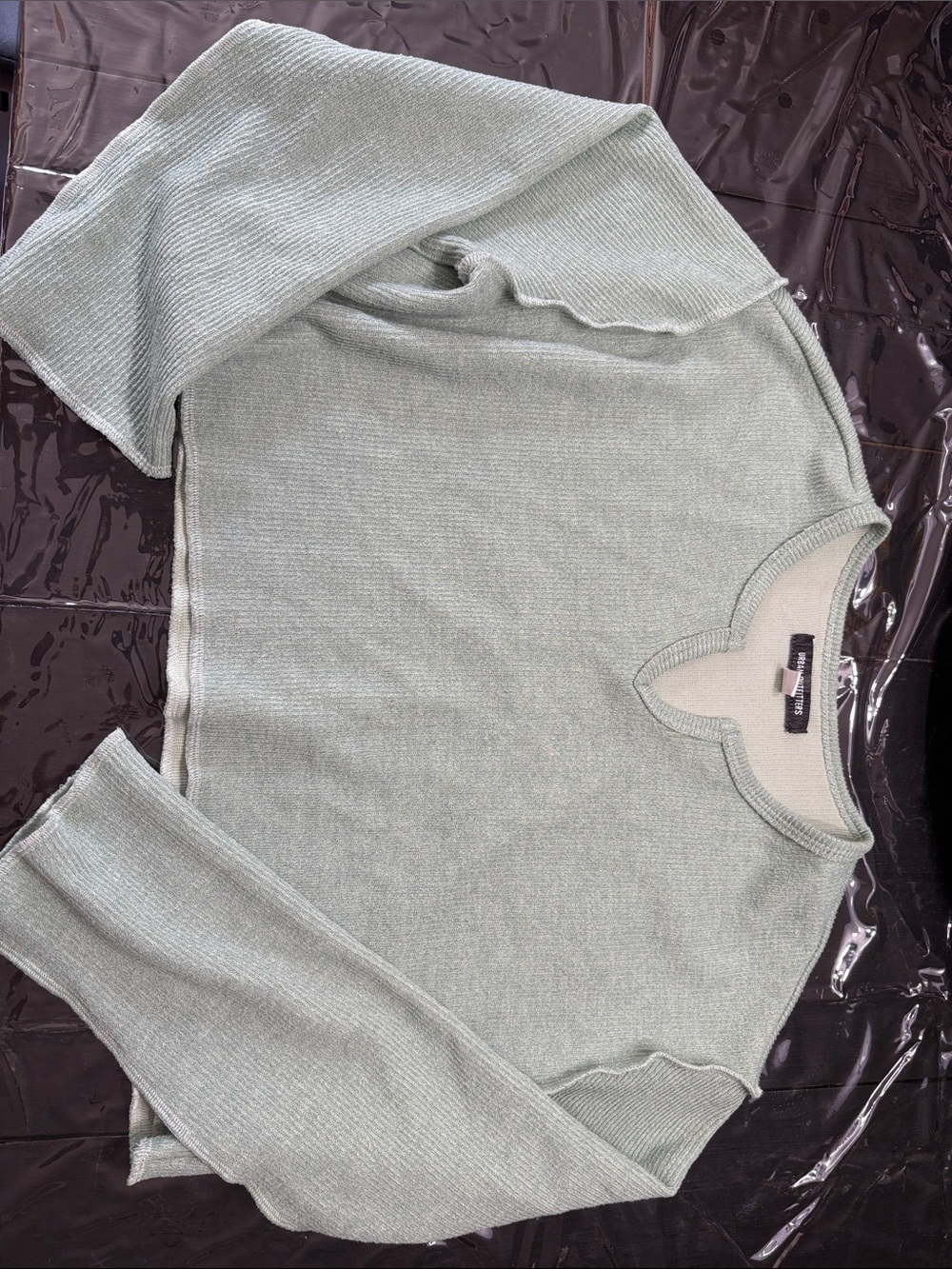 Urban Outfitters Light Mint Crewneck Sweater